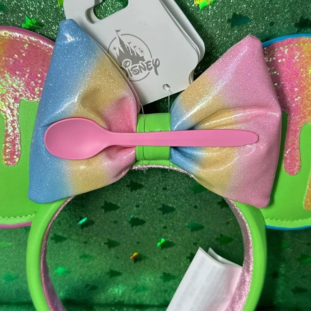 Disney Parks Minnie Mouse Shaved Ice Ear Headband for Adults – Disney Eats NWT - Picture 2 of 5